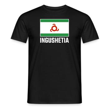Ingushetia Inguschetia Ingush Flag Ing - Men's T-Shirt - black - Front - AI Model Male 178 light (178cm)