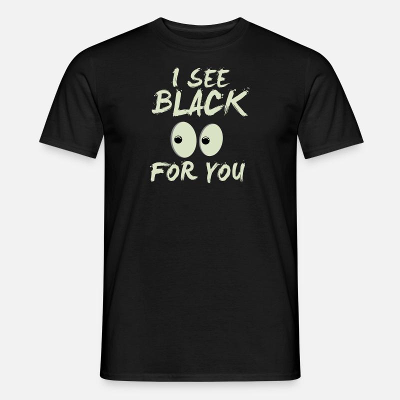 Lustiger Denglisch Spruch Denglisch Sprüche - Männer T-Shirt - Schwarz