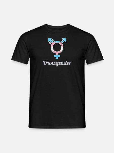 Transgender Trans LGBT Transexuel - Men's T-Shirt - black