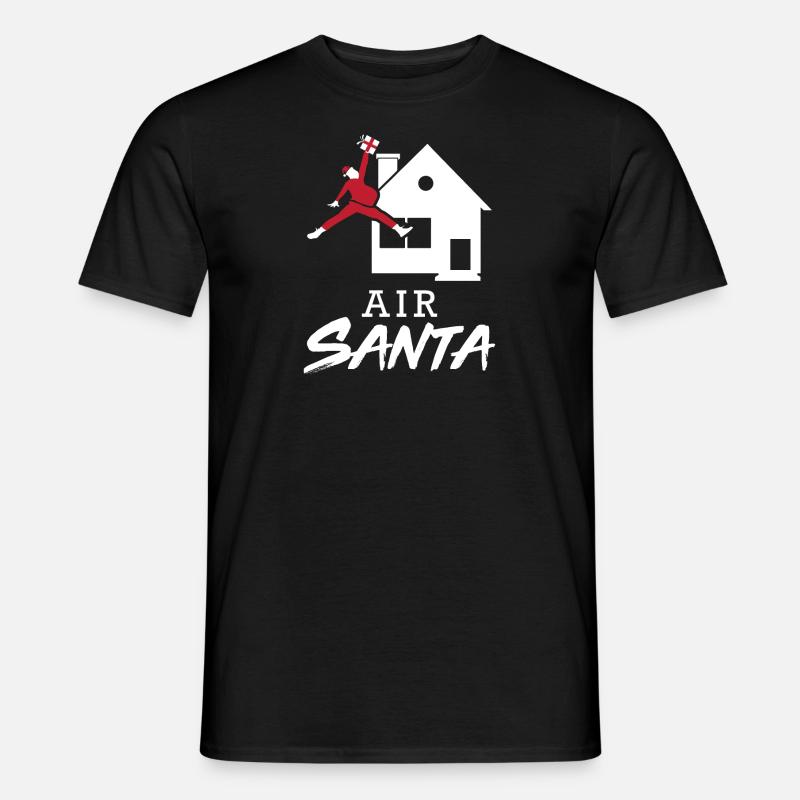Weihnachtsmann - Männer T-Shirt - Schwarz