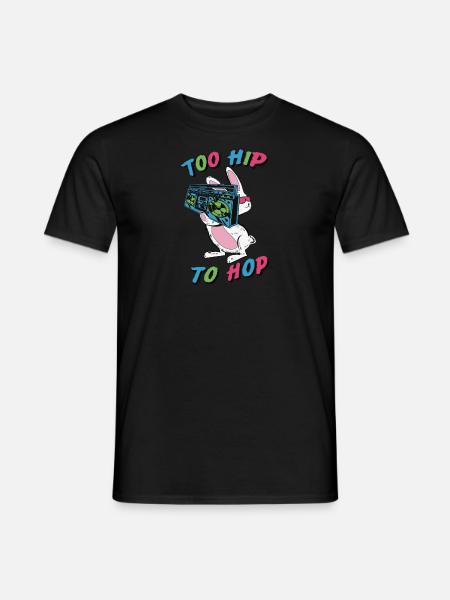 Zu angesagt, um Osterkorb Stuffers Toddlers Hop - Männer T-Shirt - Schwarz