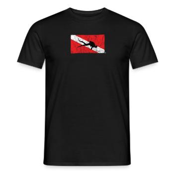 Plongée - Cadeau pour plongeurs - Drôle - T-shirt homme - noir - Devant - AI Model Male 178 light (178cm)