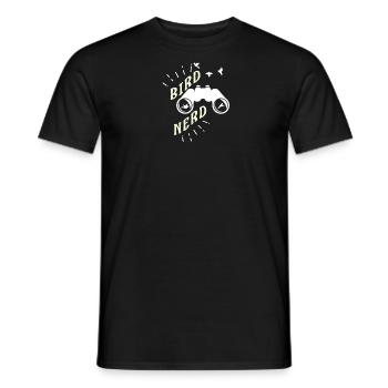 Ornithology bird ornithology watching gift - Men's T-Shirt - black - Front - AI Model Male 178 light (178cm)