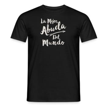 La Mejor Abuela Del Mundo Großmutter-Muttertag - Männer T-Shirt - Schwarz - Vorne - AI Model Male 178 light (178cm)