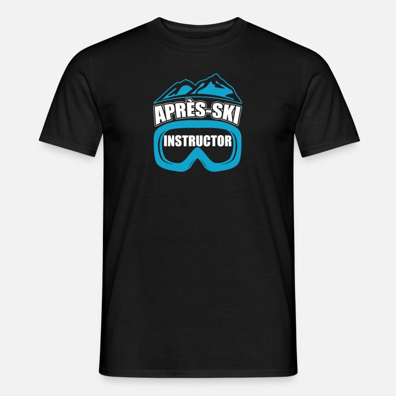 Apre Ski Instructor - Men's T-shirt - black