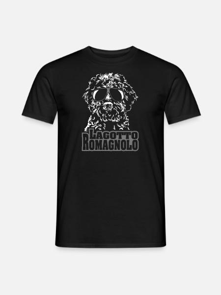 LAGOTTO ROMAGNOLO cool Hund Hunde Geschenkidee - Männer T-Shirt - Schwarz