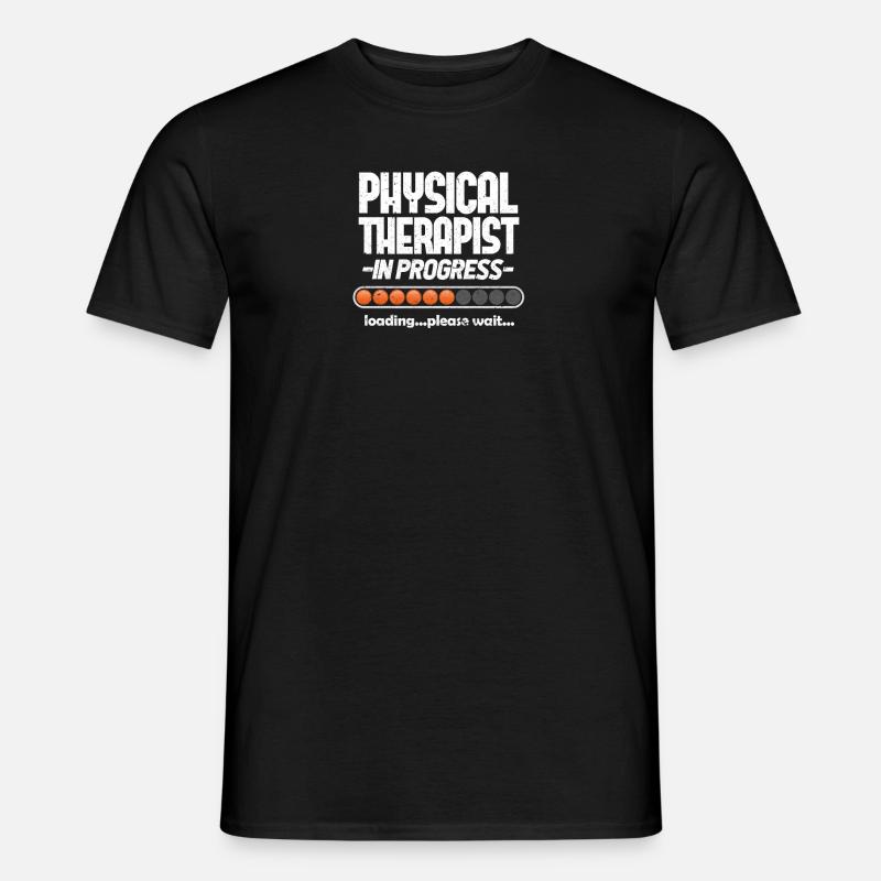 Physiotherapeut - Männer T-Shirt - Schwarz