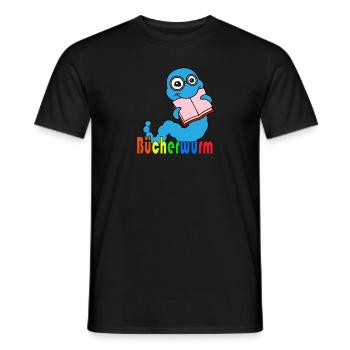 rat de bibliothèque - T-shirt homme - noir - Devant - AI Model Male 178 light (178cm)