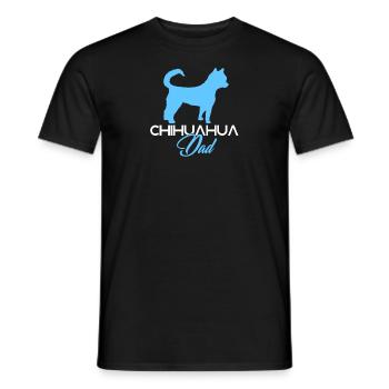 Chihuahua Langhaar Hunde Tierliebhaber Geschenk - Männer T-Shirt - Schwarz - Vorne - AI Model Male 178 light (178cm)