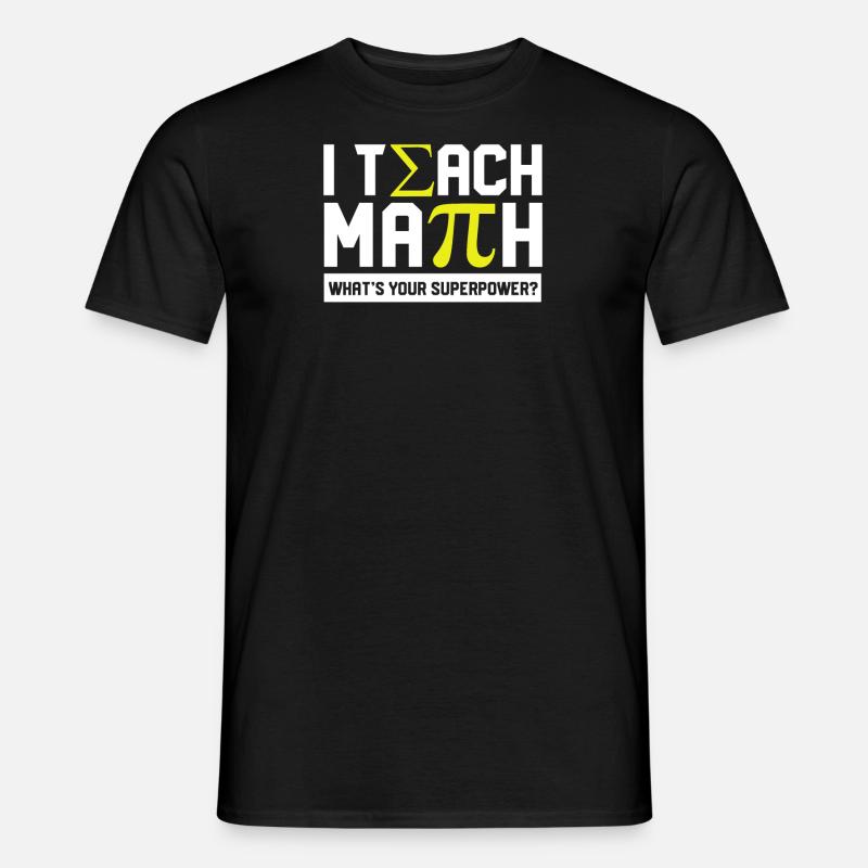 Math Design - Männer T-Shirt - Schwarz