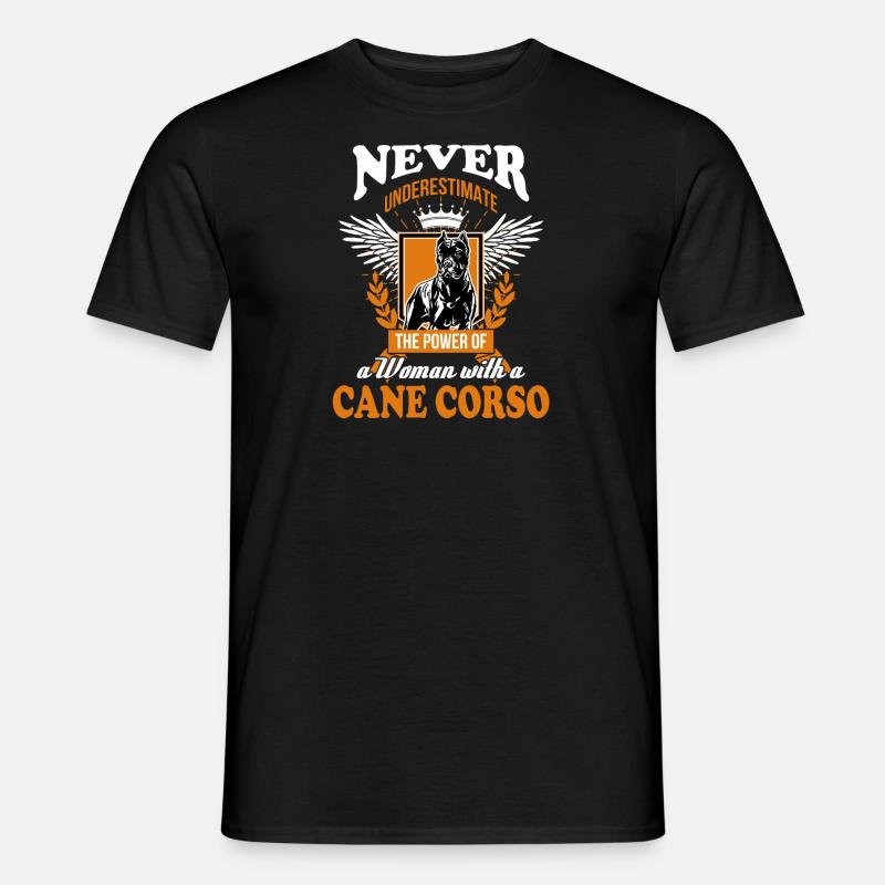 cane corso - Männer T-Shirt - Schwarz