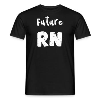 Future Rn - Nurse - Men's T-Shirt - black - Front - AI Model Male 178 light (178cm)