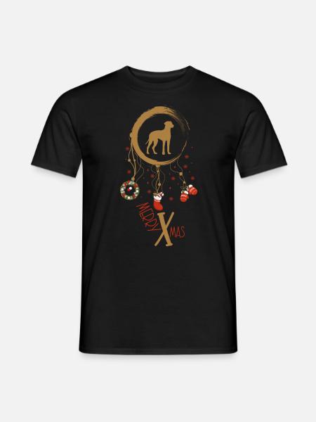 Rhodesian Ridgeback Weihnachten Weihnachtstraumfän - Männer T-Shirt - Schwarz