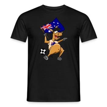 Fan Pferd Australien - Männer T-Shirt - Schwarz - Vorne - AI Model Male 178 light (178cm)