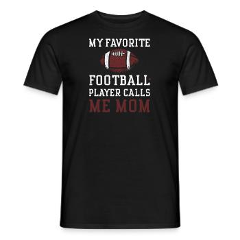 My Favorite Football Player Call... - Männer T-Shirt - Schwarz - Vorne - AI Model Male 178 light (178cm)