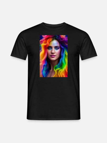 Néon Beauté 1 - T-shirt homme - noir