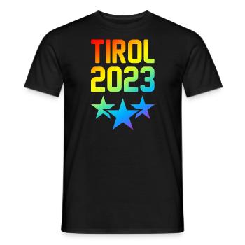 Tyrol 2023 - T-shirt homme - noir - Devant - AI Model Male 178 light (178cm)