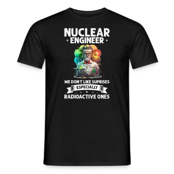 Kernenergie Spruch für Kernenergie - Männer T-Shirt - Schwarz - Vorne - AI Model Male 178 light (178cm)
