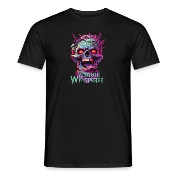 Be a Zombie for Halloween: Undead Tees - Men's T-Shirt - black - Front - AI Model Male 178 light (178cm)