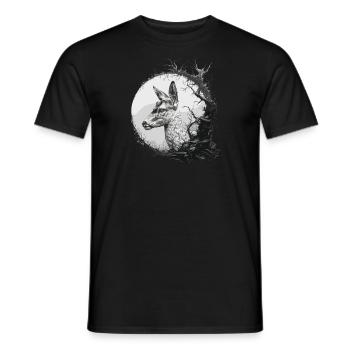 Chasse Chasseur Motif Chevreuil Chasse - T-shirt homme - noir - Devant - AI Model Male 178 light (178cm)