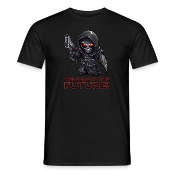 Grim Reaper - Sensenmann - Halloween - Männer T-Shirt - Schwarz - Vorne - AI Model Male 178 light (178cm)