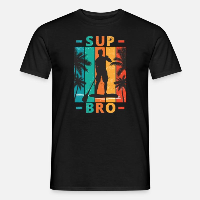 SUP Paddle Boarding Paddle Boarder SUP Bro Männer - Männer T-Shirt - Schwarz