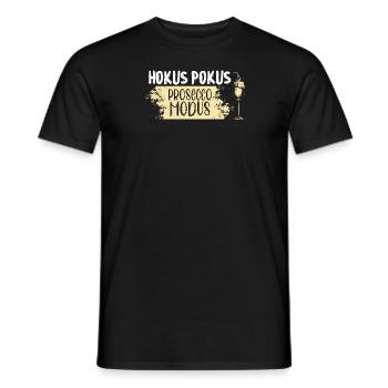 Hokus Pokus Prosecco Modus - Männer T-Shirt - Schwarz - Vorne - AI Model Male 178 light (178cm)