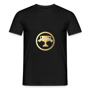 Winner Cup Gold - Men's T-Shirt - black - Front - AI Model Male 178 light (178cm)