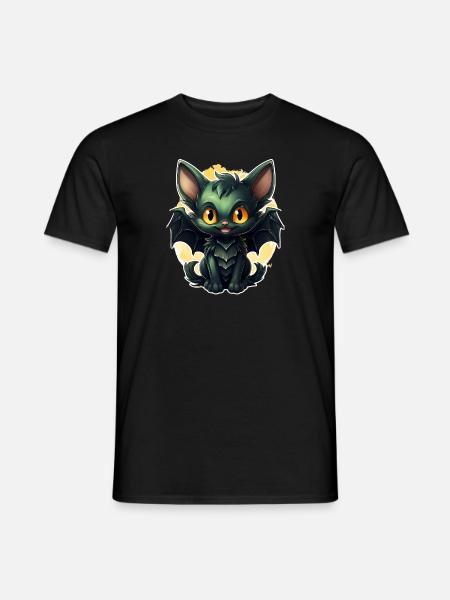 Chauve-souris Halloween I Cartoon Mignonne chauve-souris - T-shirt homme - noir