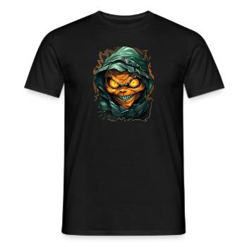 Halloween Spooky Cartoon Mummy - Männer T-Shirt - Schwarz - Vorne - AI Model Male 178 light (178cm)