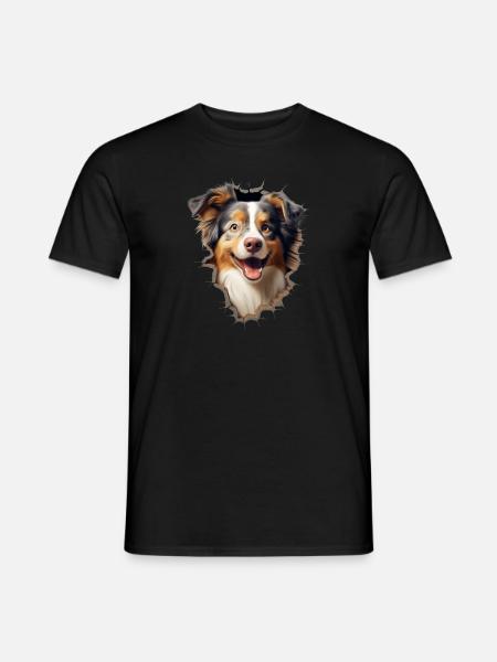 Australian Shepherd Owner - Perfect Aussie - Men's T-Shirt - black