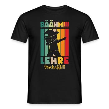 Lehre Geschafft Abschiedsgeschenk 2024 - Männer T-Shirt - Schwarz - Vorne - AI Model Male 178 light (178cm)