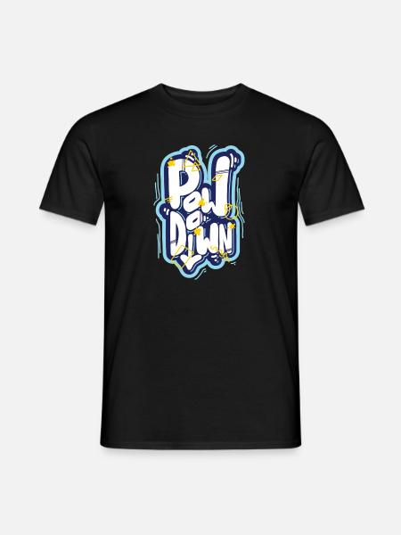 Pow Down - T-shirt homme - noir