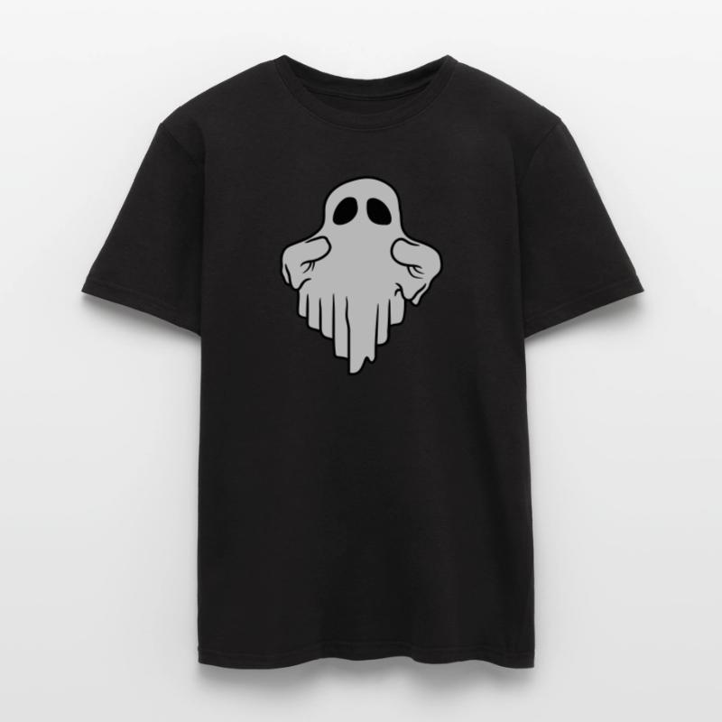 Lustiger schwebender Geist Comic Männer T-Shirt