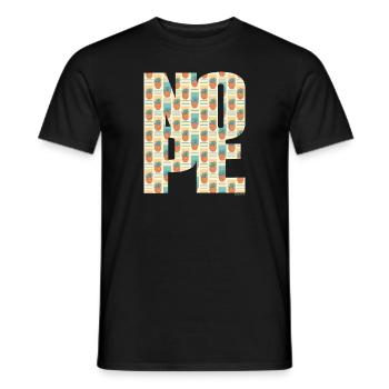 NOPE - sei kein Ja - Sager! - Männer T-Shirt - Schwarz - Vorne - AI Model Male 178 light (178cm)