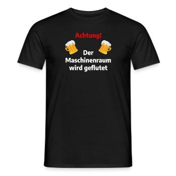 Alkohol Lustiger Sauf Spruch - Männer T-Shirt - Schwarz - Vorne - AI Model Male 178 light (178cm)