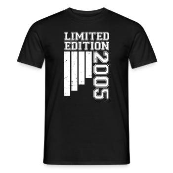 2005 Anniversary Born in 2005 Limited Edition - Men's T-Shirt - black - Front - AI Model Male 178 light (178cm)