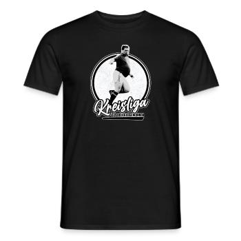 kreisliga das bier hat gewonnen the second - Männer T-Shirt - Schwarz - Vorne - AI Model Male 178 light (178cm)