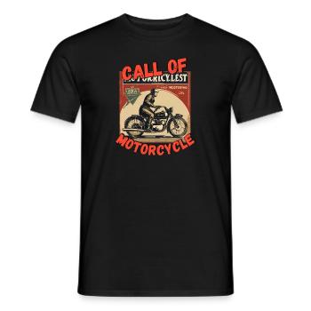 Nostalgie Biker 3 - T-shirt homme - noir - Devant - AI Model Male 178 light (178cm)