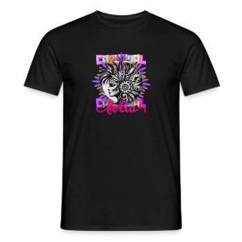 carnaval folia - T-shirt homme - noir - Devant - AI Model Male 178 light (178cm)
