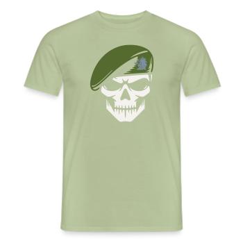 Armée - T-shirt homme - vert sauge - Devant - AI Model Male 178 light (178cm)