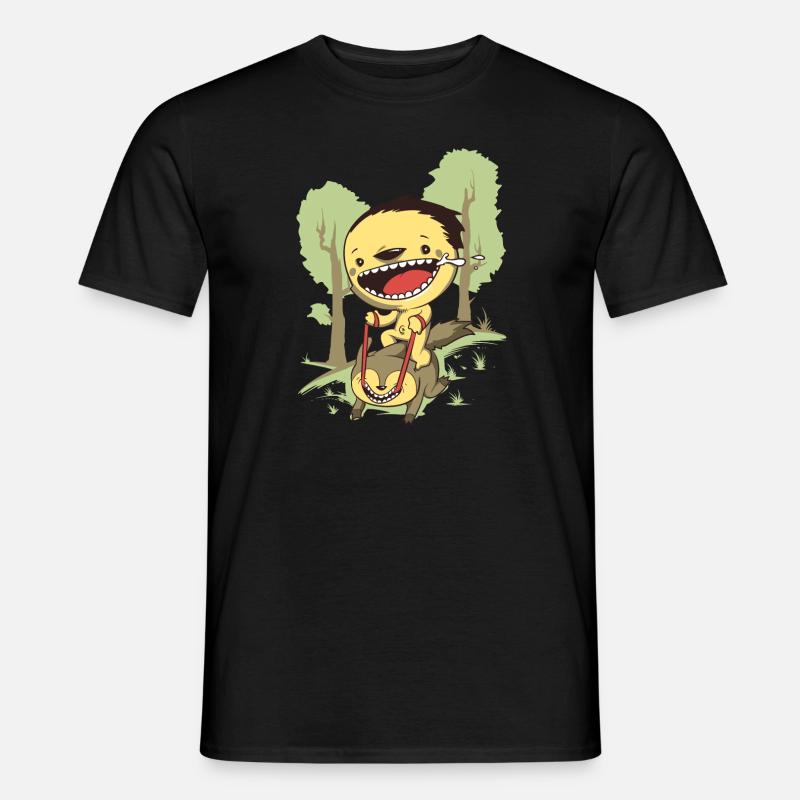 Ride Lustig Geschenk Geschenkidee - Männer T-Shirt - Schwarz