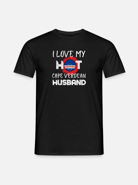 Funny Cape Verdean Husband - Men's T-Shirt - black