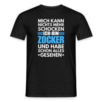 Non-shockable gambler - Men's T-Shirt - black - Front - AI Model Male 178 light (178cm)