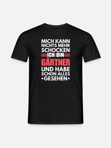 Jardinier non choquant - T-shirt homme - noir