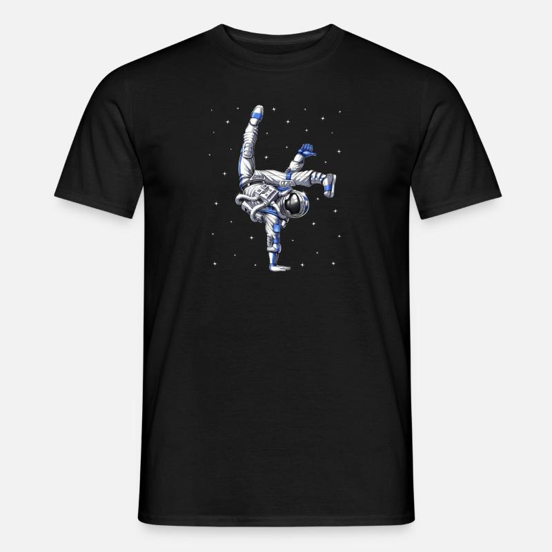 Astronaut Capoeira Dancer - Men's T-Shirt - black