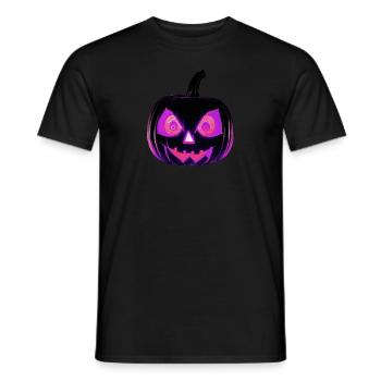 Hallowen Spooky Pumpkin Design Gift for Hallows - Men's T-Shirt - black - Front - AI Model Male 178 light (178cm)