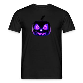 Hallowen Spooky Pumpkin Design Gift for Hallows - Men's T-Shirt - black - Front - AI Model Male 178 light (178cm)