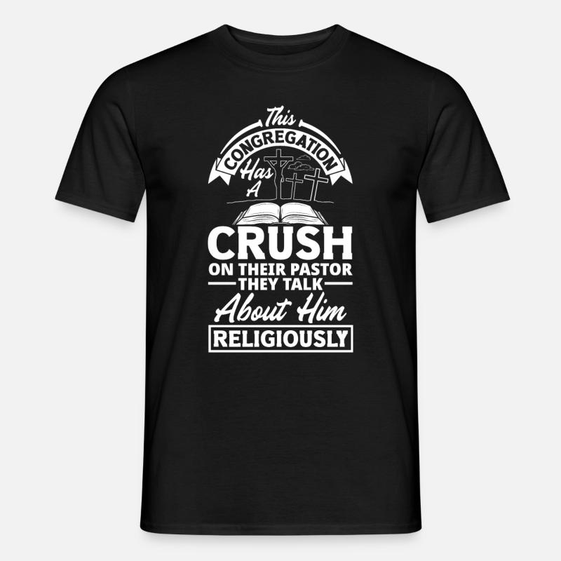 Pasteur Appréciation Prédicateur Clergé Chrétien - T-shirt homme - noir