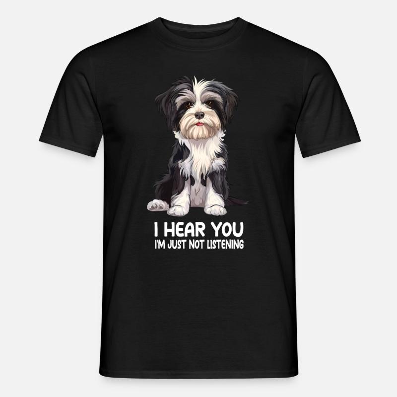 Havanese - Männer T-Shirt - Schwarz